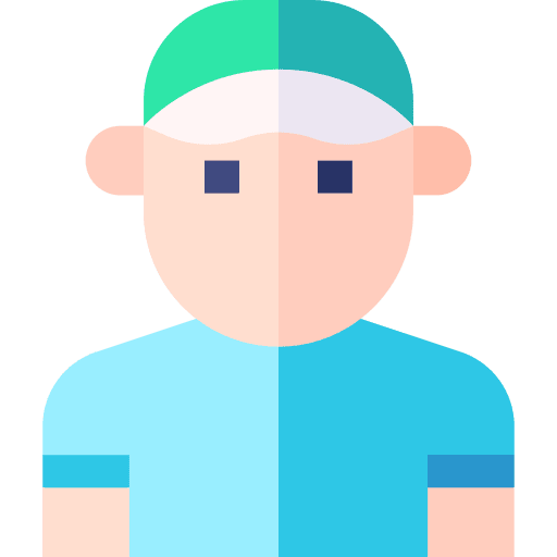 Coach caucasian cap man icon Coach caucasian cap man icon