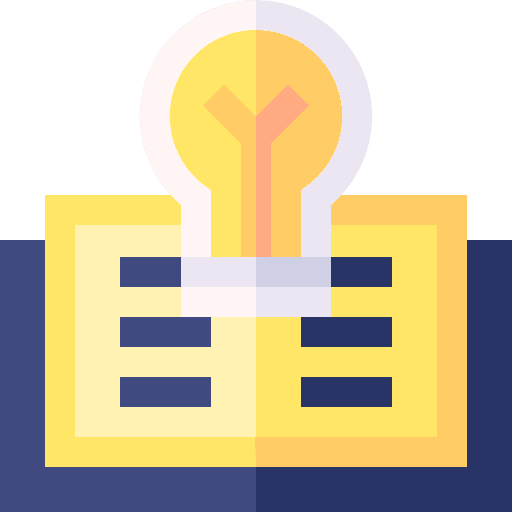 Idea book education creativity icon Idea book education creativity icon