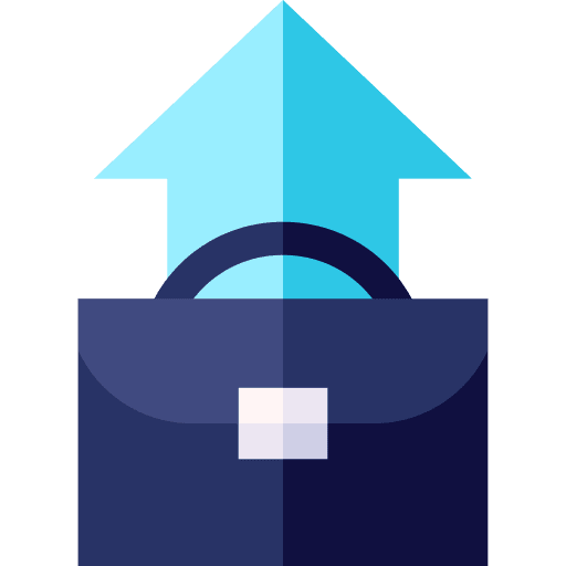 Increase career arrow up business icon Increase career arrow up business icon