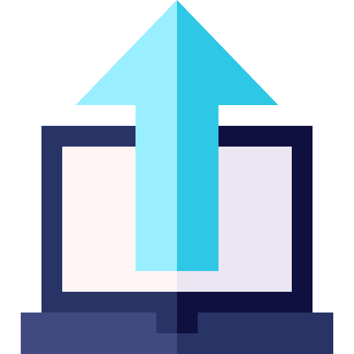 Increase computer bar chart increase icon Increase computer bar chart increase icon