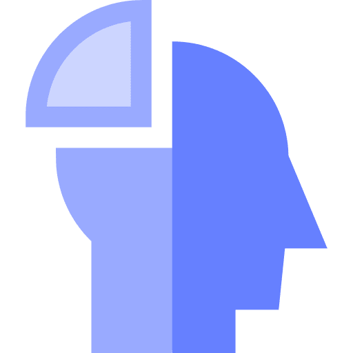 Networking head mind mental icon Networking head mind mental icon