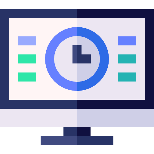Time time and date clock technology icon Time time and date clock technology icon
