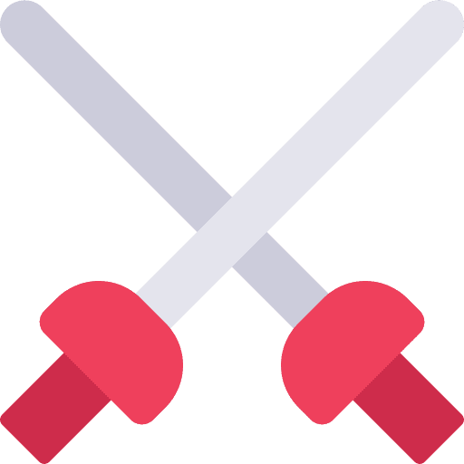 Sword crossed fencing swords icon Sword crossed fencing swords icon