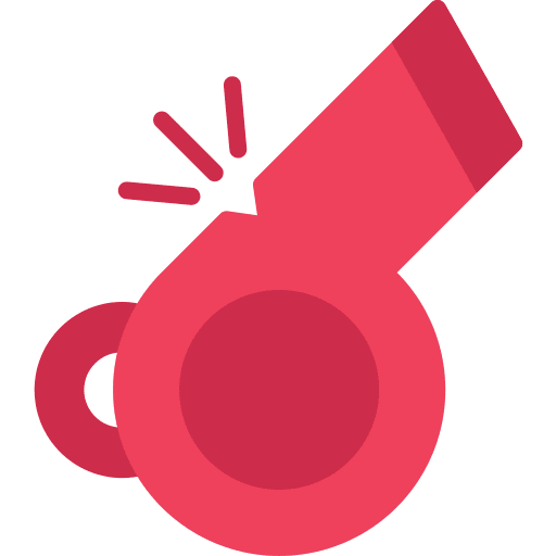 Whistle sound sports and competition tool icon Whistle sound sports and competition tool icon
