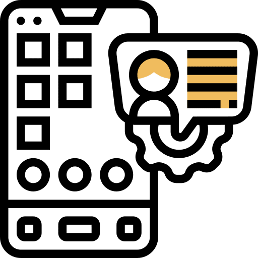 Account communication device application icon Account communication device application icon