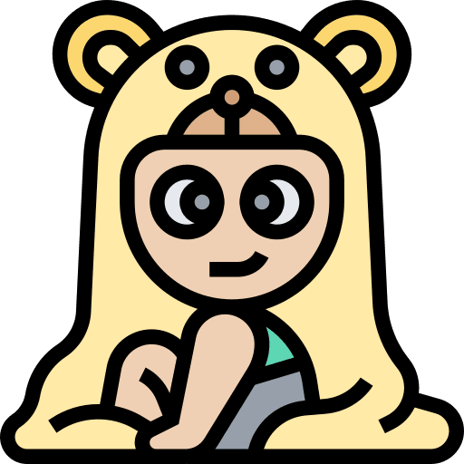 Robe robe toddler kid and baby icon