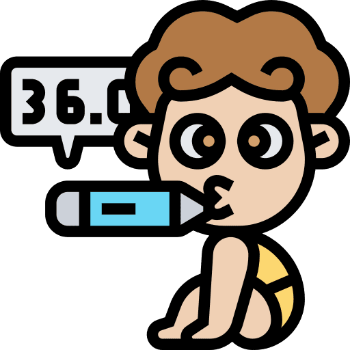 Thermometer fever ill thermometer icon