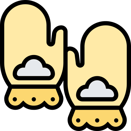 Baby mittens accessory clothes kid and baby icon Baby mittens accessory clothes kid and baby icon