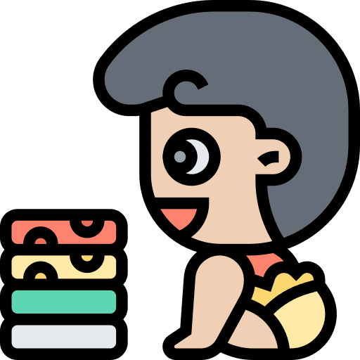Diaper diaper hygiene nappy icon