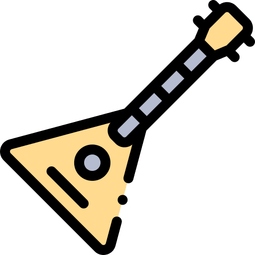 Balalaika string instrument music and multimedia balalaika icon