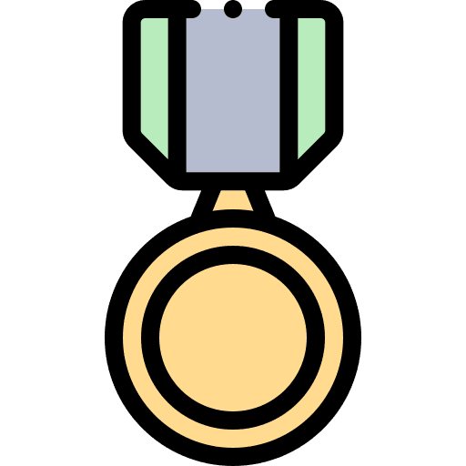 Medal reward sports and competition award icon Medal reward sports and competition award icon