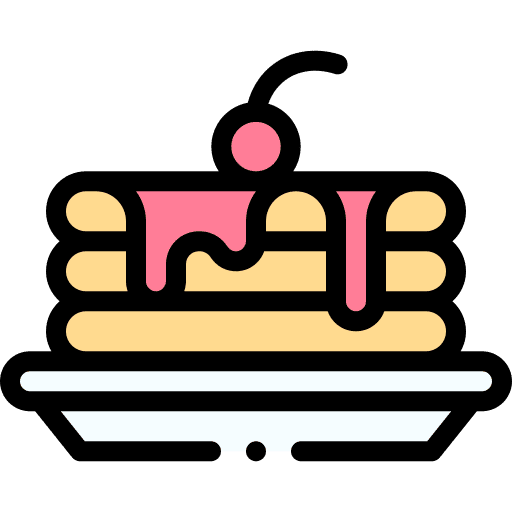 Pancake sweet food dish traditional icon