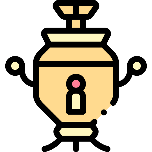 Samovar drink tea traditional icon Samovar drink tea traditional icon