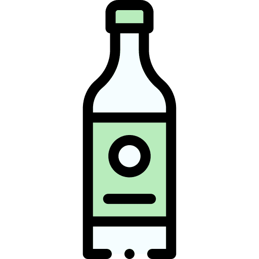 Vodka food and restaurant bottle bar icon Vodka food and restaurant bottle bar icon