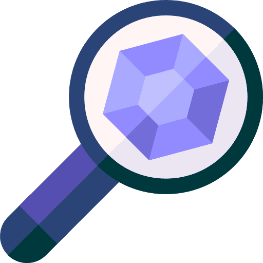 Magnifying glass looking web luxury icon Magnifying glass looking web luxury icon