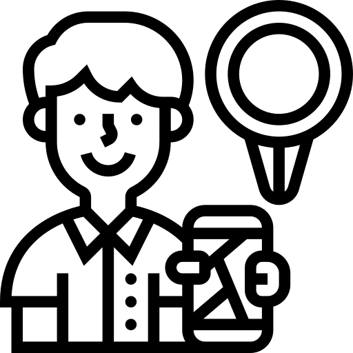 Phone mobile phone man people icon