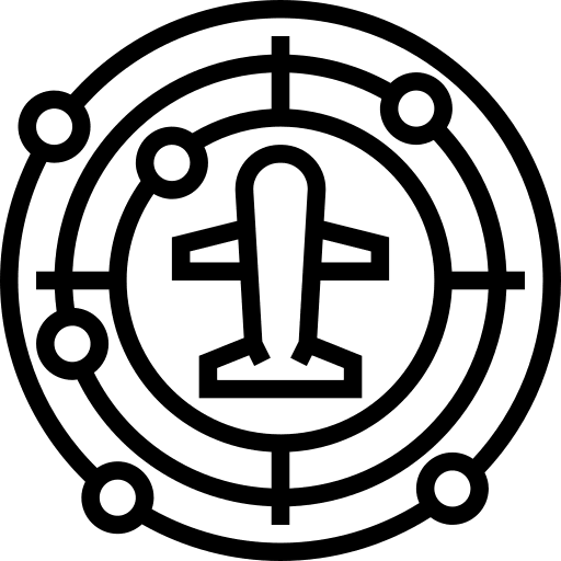 Radar transportation tracking radar icon Radar transportation tracking radar icon