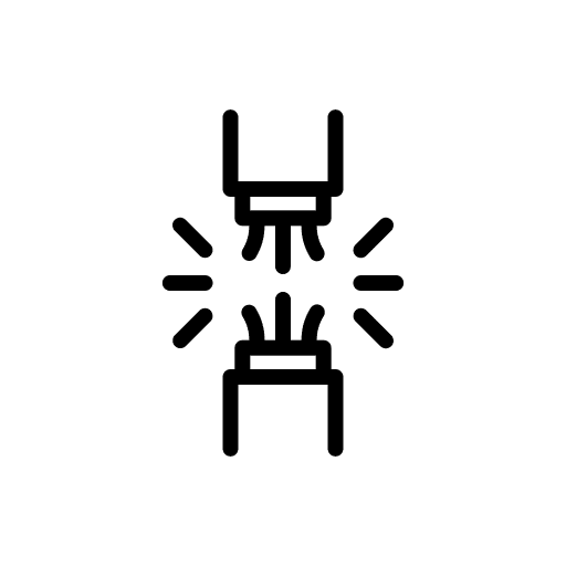Broken wire improvement electrical electronics icon Broken wire improvement electrical electronics icon