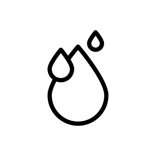 Liquid water droplet liquid nature icon