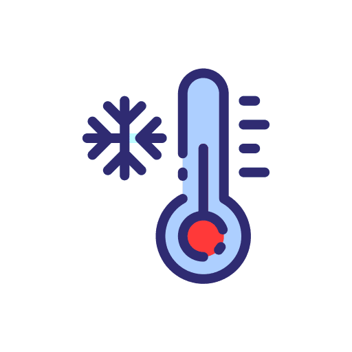 Freeze snowflake weather snow icon