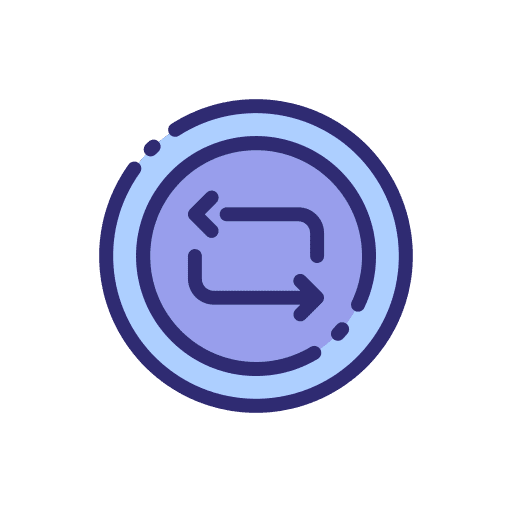 Repeat loop ui interface icon