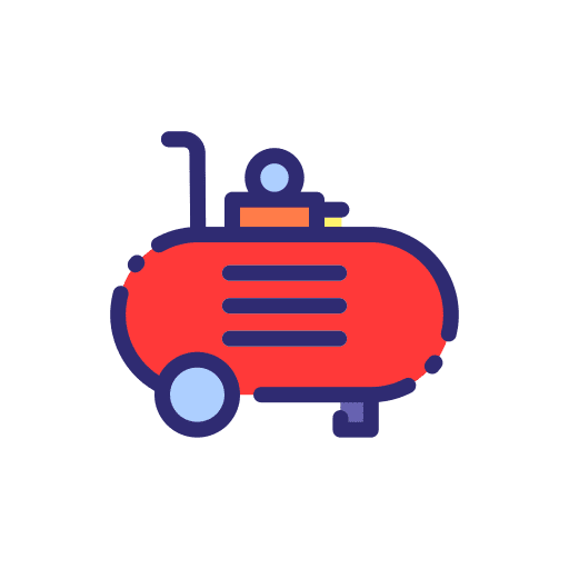 Air compressor construction air compressor improvement icon Air compressor construction air compressor improvement icon