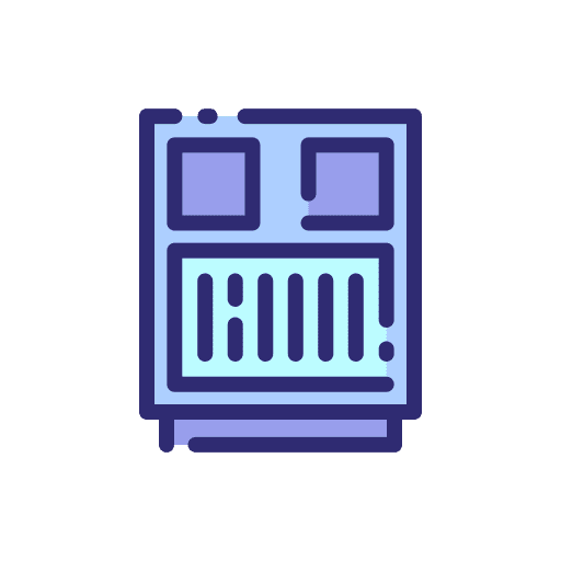Chiller industry electronics cooler icon Chiller industry electronics cooler icon