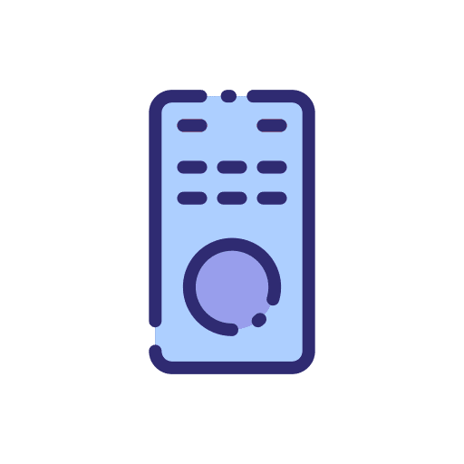 Remote control controller digital smart control icon Remote control controller digital smart control icon