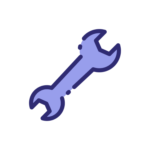 Repair tools settings wrench icon Repair tools settings wrench icon