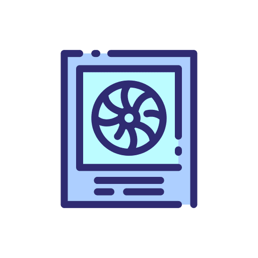 Ventilation cooler ventilation fan icon Ventilation cooler ventilation fan icon