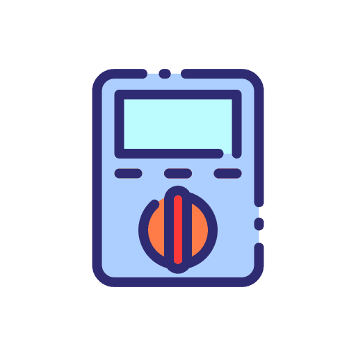 Voltmeter power meter voltage electronics icon Voltmeter power meter voltage electronics icon