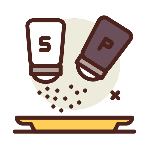 Salt and pepper spices salt and pepper condiment icon Salt and pepper spices salt and pepper condiment icon