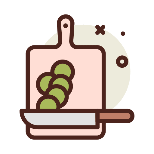 Vegetables knife chopping board vegetables icon Vegetables knife chopping board vegetables icon