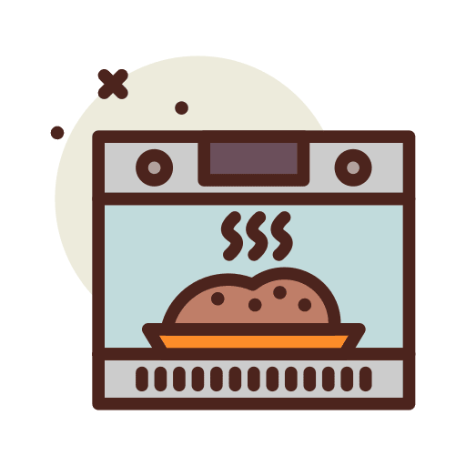 Oven cooking pie sweet icon Oven cooking pie sweet icon