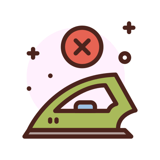 Iron laundry electronics no sign icon Iron laundry electronics no sign icon