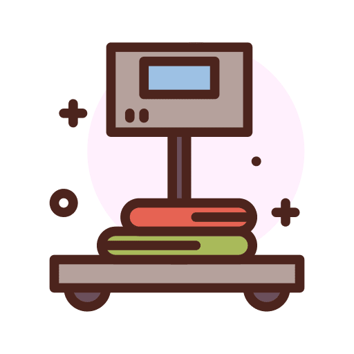 Weight weigher laundry washing icon Weight weigher laundry washing icon