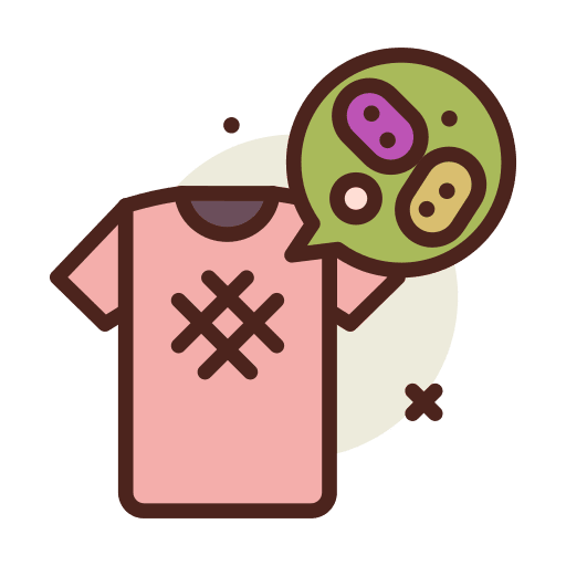 Bacteria bacteria t shirt healthcare and medical icon Bacteria bacteria t shirt healthcare and medical icon