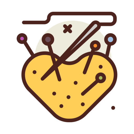 Pin cushion fashion pin holder pins icon Pin cushion fashion pin holder pins icon