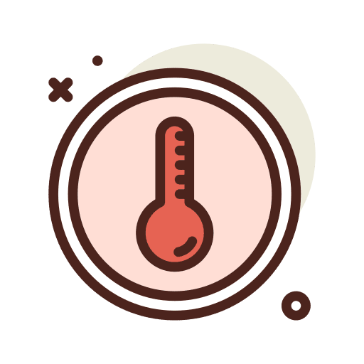 Temperature thermometer warm climate icon Temperature thermometer warm climate icon