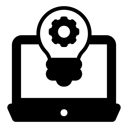 Idea bulb generation seo and web think icon
