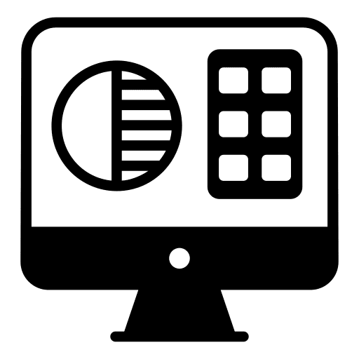 User interface seo and web contrast picture editing icon
