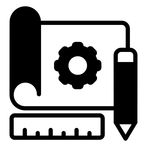 Blueprint design prototyping creative icon