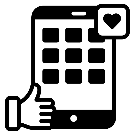 Mobile app mobile app ui phone icon