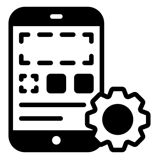 Mobile app phone smartphone multimedia icon