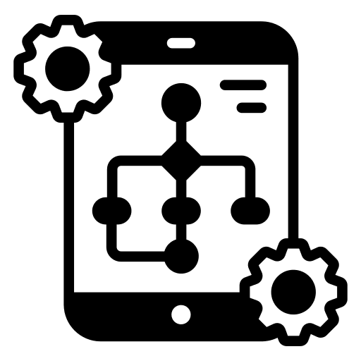 App development web design smartphone ui icon
