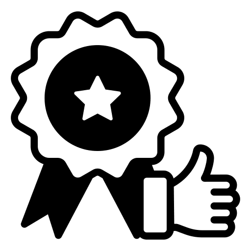 Quality assurance seo and web quality ranking icon