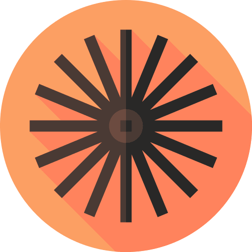 Sea urchin marine aquatic animals icon