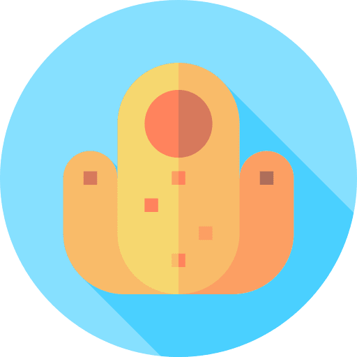 Sponge aquatic sea life animals icon
