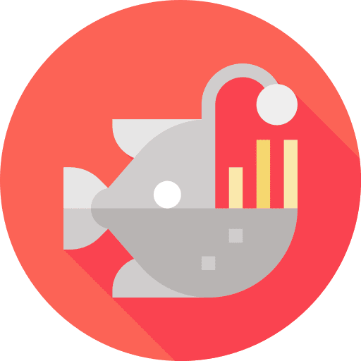 Anglerfish aquatic sea life animals icon Anglerfish aquatic sea life animals icon