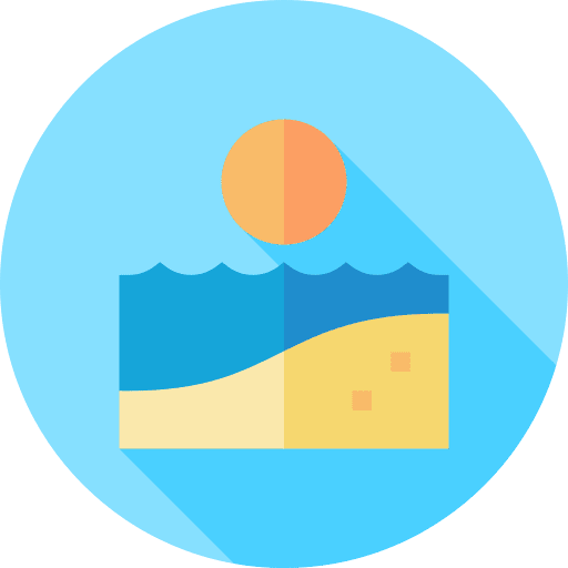 Beach ocean sea beach icon Beach ocean sea beach icon